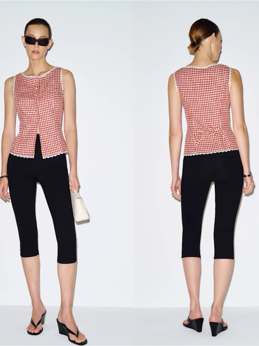 NWT Reformation Amela Linen Top Size 2 - Picture 2 of 6